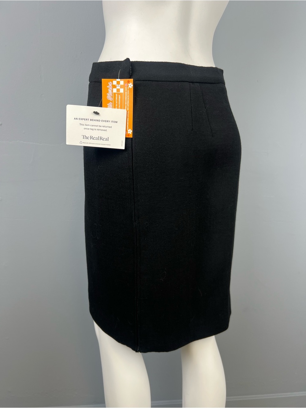 Vintage Valentino authenticated by The RealReal Black Women's Pencil Skirt